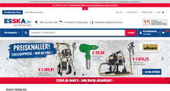Desktop Screenshot of esska.de