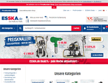 Tablet Screenshot of esska.de