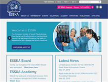 Tablet Screenshot of esska.org