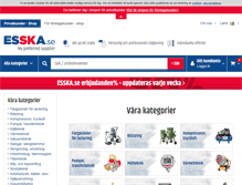 Tablet Screenshot of esska.se
